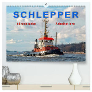 Schlepper - brenstarke Arbeitstiere (hochwertiger Premium Wandkalender 2024 DIN A2 quer), Kunstdruck in Hochglanz - 2877872430