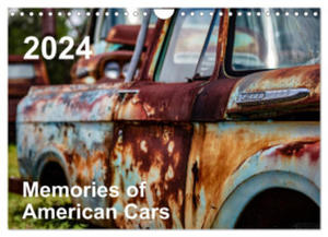 Memories of American Cars (Wandkalender 2024 DIN A4 quer), CALVENDO Monatskalender - 2878176927