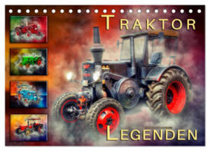 Traktor Legenden (Tischkalender 2024 DIN A5 quer), CALVENDO Monatskalender - 2877632870