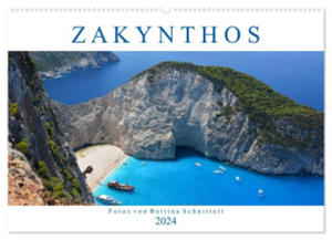 Zakynthos 2024 (Wandkalender 2024 DIN A2 quer), CALVENDO Monatskalender - 2877634940