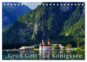 Gr Gott am Knigssee (Tischkalender 2024 DIN A5 quer), CALVENDO Monatskalender - 2877634927