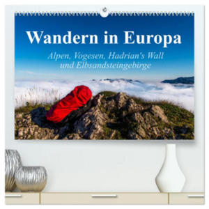 Wandern in Europa (hochwertiger Premium Wandkalender 2024 DIN A2 quer), Kunstdruck in Hochglanz - 2877969591