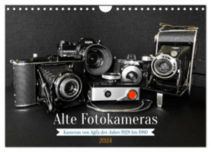 Alte Fotokameras - Kameras von Agfa der Jahre 1928 bis 1980 (Wandkalender 2024 DIN A4 quer), CALVENDO Monatskalender - 2877610440