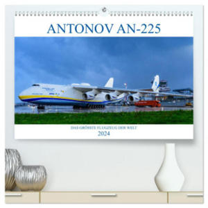 ANTONOV AN-225 "MRIJA" (hochwertiger Premium Wandkalender 2024 DIN A2 quer), Kunstdruck in Hochglanz - 2877624180