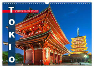 Tokio: Lichter einer Stadt (Wandkalender 2024 DIN A3 quer), CALVENDO Monatskalender - 2877639577