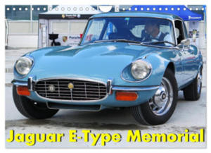 Jaguar E-Type Memorial (Wandkalender 2024 DIN A4 quer), CALVENDO Monatskalender - 2877639571