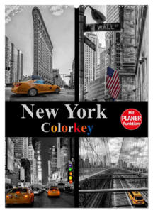 New York Colorkey (Wandkalender 2024 DIN A2 hoch), CALVENDO Monatskalender - 2877639559