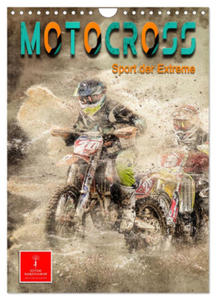 Motocross - Sport der Extreme (Wandkalender 2024 DIN A4 hoch), CALVENDO Monatskalender - 2877609794