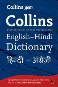 Gem English-Hindi/Hindi-English Dictionary - 2878430480