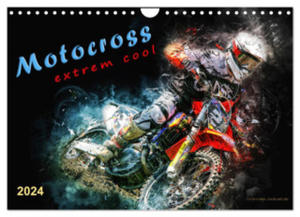 Motocross - extrem cool (Wandkalender 2024 DIN A4 quer), CALVENDO Monatskalender - 2877628781