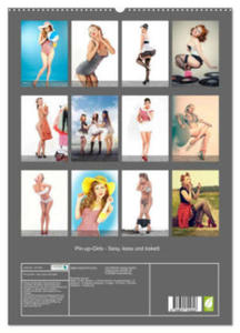 Pin-up-Girls - Sexy, kess und kokett (hochwertiger Premium Wandkalender 2024 DIN A2 hoch), Kunstdruck in Hochglanz - 2877629484