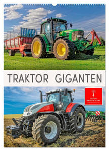 Traktor Giganten (Wandkalender 2024 DIN A2 hoch), CALVENDO Monatskalender - 2877632836