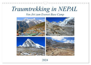 Traumtrekking in NEPAL, von Jiri zum Everest Base Camp (Wandkalender 2024 DIN A3 quer), CALVENDO Monatskalender - 2877606394