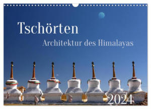 Tschrten, Architektur des Himalaya (Wandkalender 2024 DIN A3 quer), CALVENDO Monatskalender - 2877774145