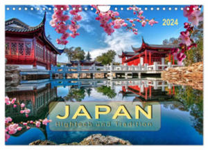 Japan - Hightech und Tradition (Wandkalender 2024 DIN A4 quer), CALVENDO Monatskalender - 2877639439