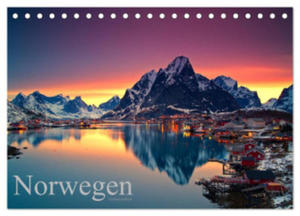 Norwegen (Tischkalender 2024 DIN A5 quer), CALVENDO Monatskalender - 2877624424