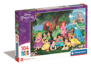 Puzzle 104 super kolor Disney princess 25743 - 2878433540