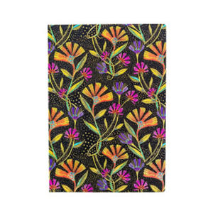 Paperblanks Wild Flowers Playful Creations Flexi Dot-Grid Planners MIDI Dot Grid Elastic Band 176 Pg 120 GSM - 2877969098