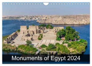 Monuments of Egypt 2024 (Wall Calendar 2024 DIN A4 landscape), CALVENDO 12 Month Wall Calendar - 2878176482