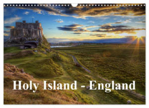 Holy Island - England / UK Version (Wall Calendar 2024 DIN A3 landscape), CALVENDO 12 Month Wall Calendar - 2877632702