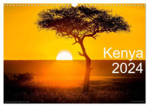 Kenya 2024 / UK-Version (Wall Calendar 2024 DIN A3 landscape), CALVENDO 12 Month Wall Calendar - 2877638856