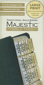 Majestic Bible Tabs, Traditional Gold-Edged - 2876457074