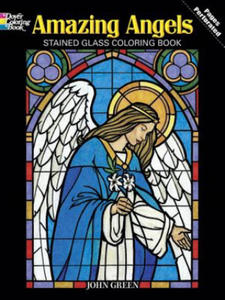 Amazing Angels Stained Glass Coloring Book - 2877293321