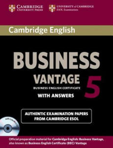 Cambridge English Business 5 Vantage Self-study Pack (Student's Book with Answers and Audio CDs (2)) - 2867093994