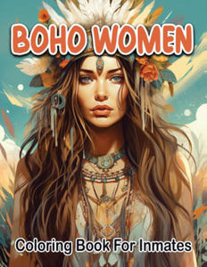 Boho woman coloring book for inmates - 2878322051