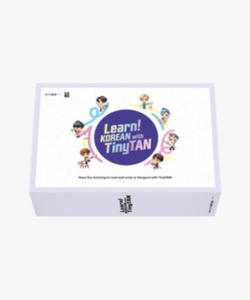 Learn! KOREAN With TinyTAN | 2-Book-Set | With Motipen | Korean Learning for Beginners With BTS Voices | Korean Keyboard Stickers | Flash Cards, m. 1 - 2878080109