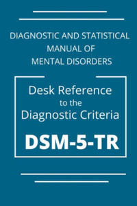 DSM-5-TR Diagnostic And Statistical Manual Of Mental Disorders - 2878080107