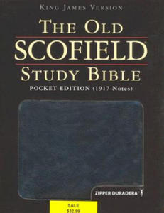 Old Scofield (R) Study Bible, KJV, Pocket Edition, Zipper Duradera Black - 2877953376
