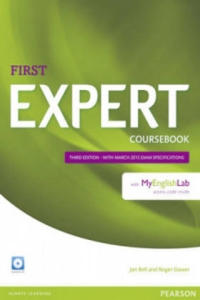 Expert First 3rd Edition Coursebook with Audio CD and MyEnglishLab Pack - 2875911355