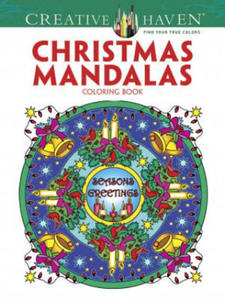 Creative Haven Christmas Mandalas Coloring Book - 2826664240