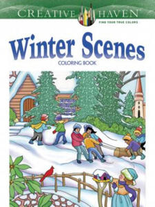 Creative Haven Winter Scenes Coloring Book - 2826619067