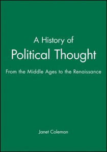 History of Political Thought - From the Middle Ages to the Renaissance - 2871794290