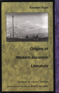 Origins of Modern Japanese Literature - 2867595925