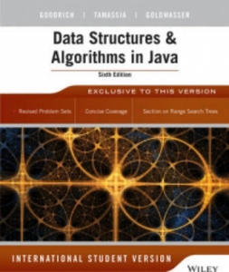 Data Structures & Algorithms in Java 6e International Student Version - 2854333540