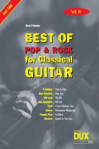 Best of Pop & Rock for Classical Guitar. Vol.10 - 2877612143