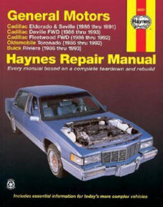 GM Cadillac Eldorado, Seville, Deville, Fleetwood (Fwd), Oldsmobile Tornado and Buick Riviera (1986-1993) Automotive Repair Manual - 2876619044