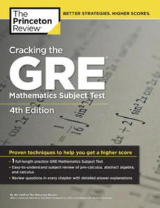 Cracking the GRE Mathematics Subject Test, 4th Edition - 2854346680