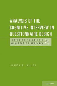 Analysis of the Cognitive Interview in Questionnaire Design - 2874541279