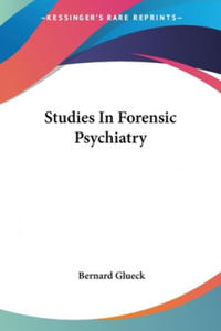 Studies In Forensic Psychiatry - 2877966230