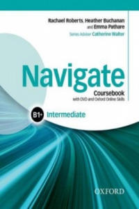 Navigate Intermediate B1+: Coursebook with DVD-ROM and OOSP Pack - 2861867545