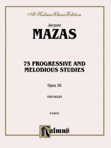 MAZAS 75 PROGRES STUDIES OP 36 - 2877963940