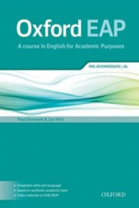 Oxford EAP: Pre-Intermediate / B1: Student's Book and DVD-ROM Pack - 2861944811