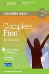 Complete First for Schools for Spanish Speakers Student's Pack with Answers (Student's Book with CD-ROM, Workbook with Audio CD) - 2877178533