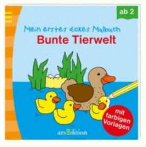 Mein erstes dickes Malbuch: Bunte Tierwelt - 2877610537