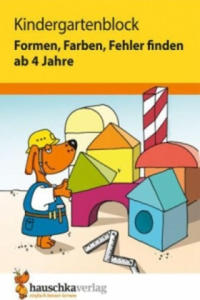Kindergartenblock ab 4 Jahre - Formen, Farben, Fehler finden - 2878629579