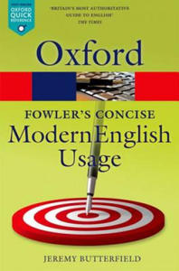 Fowler's Concise Dictionary of Modern English Usage - 2876834735